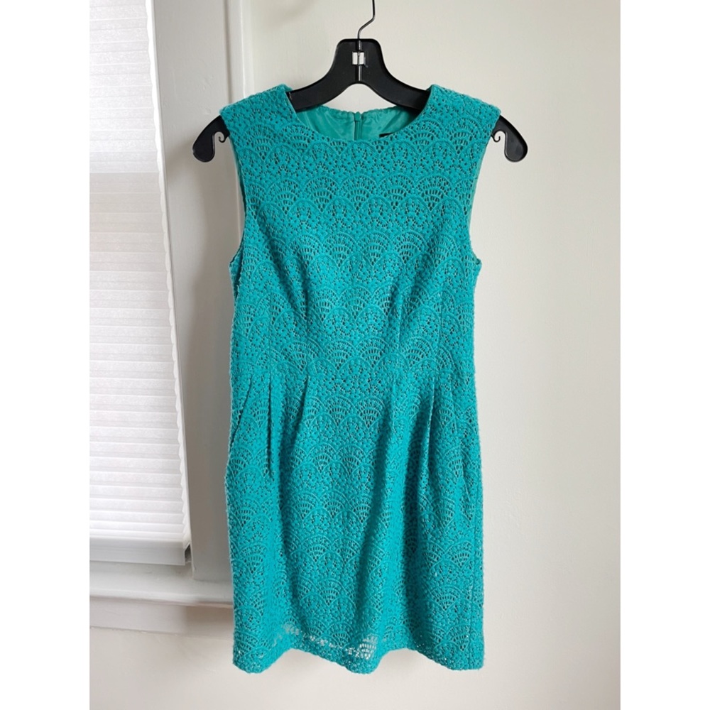 Nanette Lepore Turquoise Lace Dress size 0